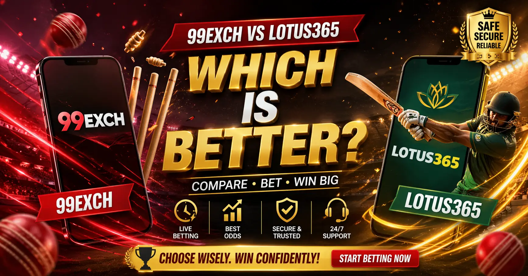 99exch vs Lotus365 – Which is Better