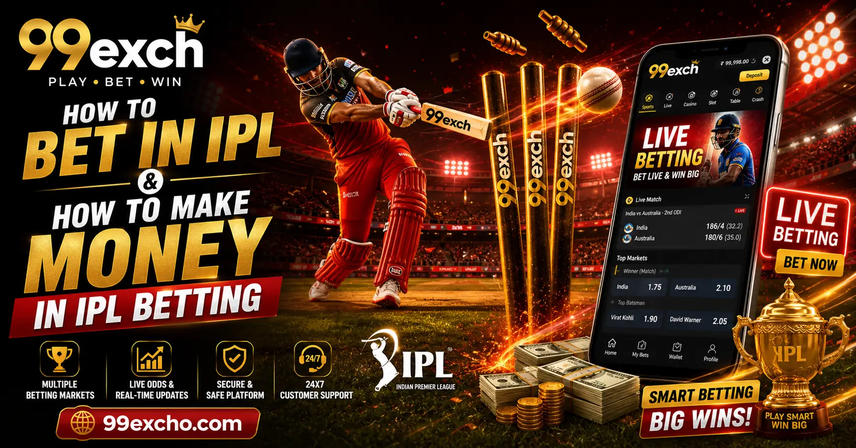 How to Bet in IPL & Make Money with 99exch